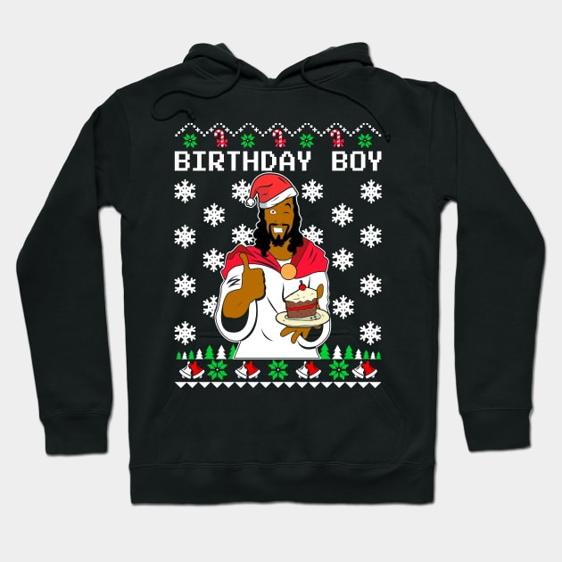 Black jesus christmas sweater hotsell